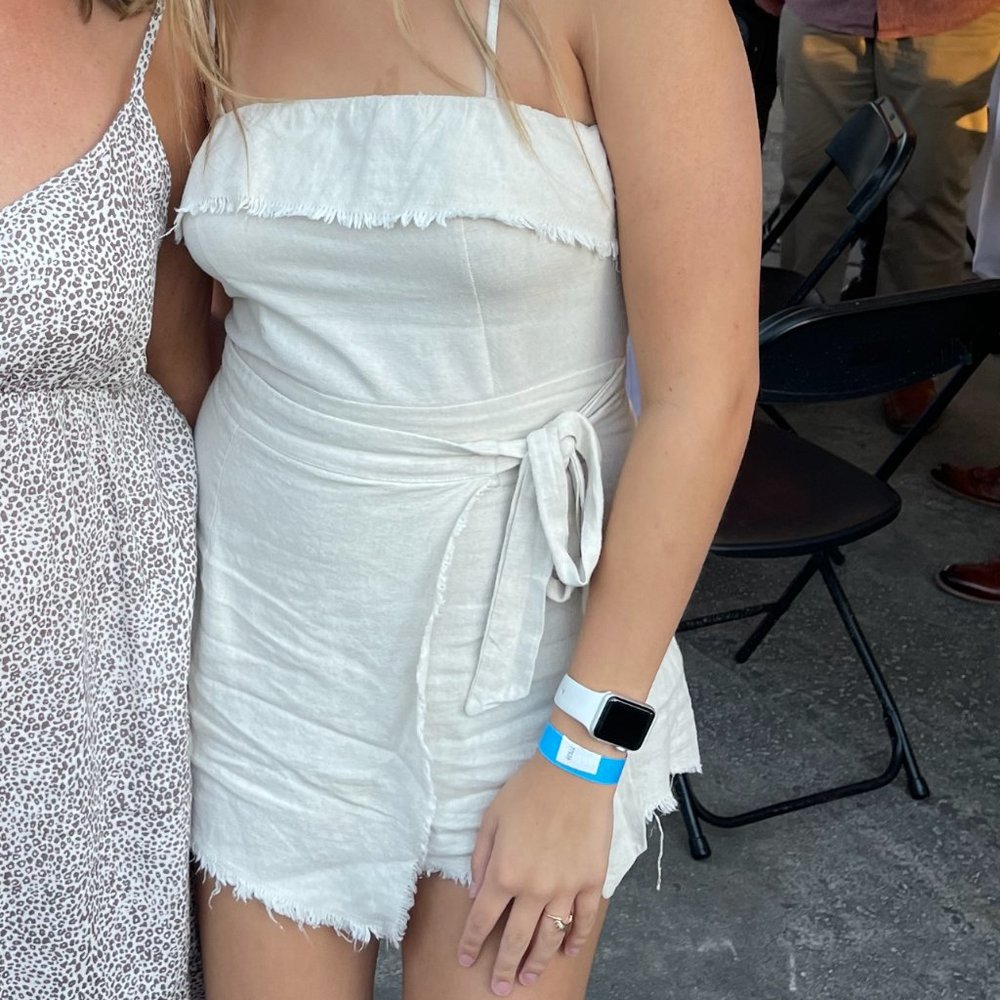 Princess Polly Cream Romper
